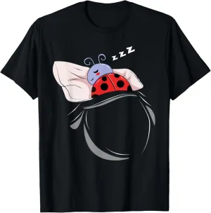 Sleeping Ladybug Pyjamas Nap Gift Ladybug T-Shirt