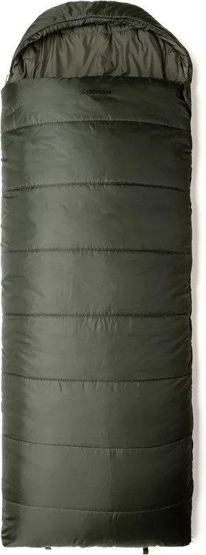 Snugpak Basecamp Ops Navigator Sleeping Bag with Compression Stuff Sack, Right Hand Zip, Olive