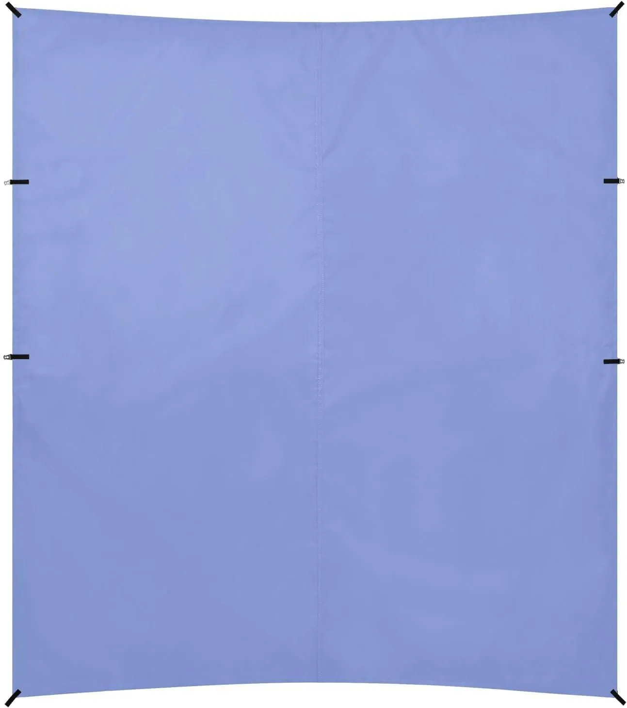 Solid Color Pure Plain Roya Blue Foldable Beach Canopy UPF50  Water-Resistant Shade Sun Shelter with Sturdy Poles, Sandbags and Shovel for Backyard and Camping