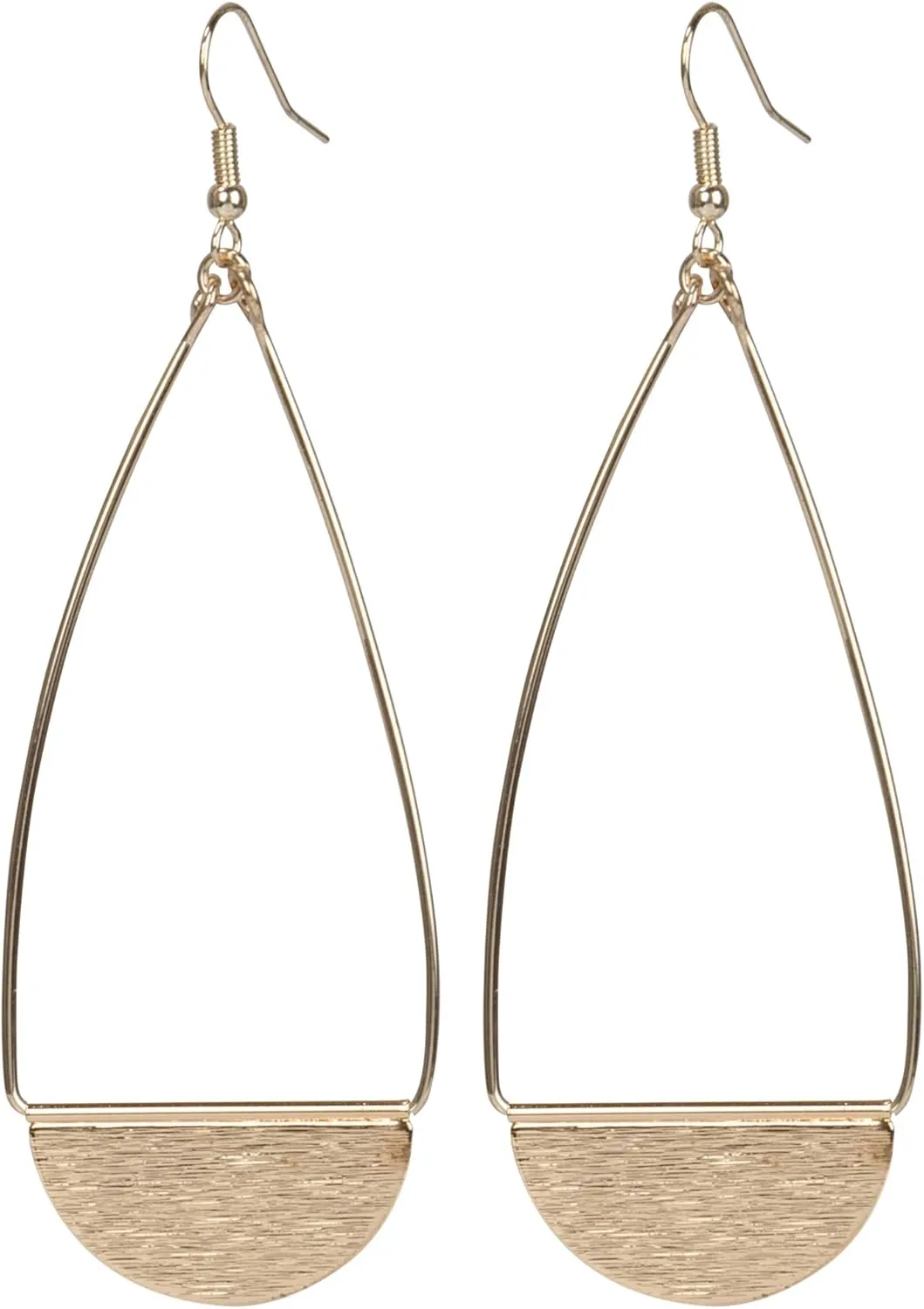 SPUNKYsoul Shield Paddle Earring Lightweight Statement Earrings | SPUNKYsoul Collection
