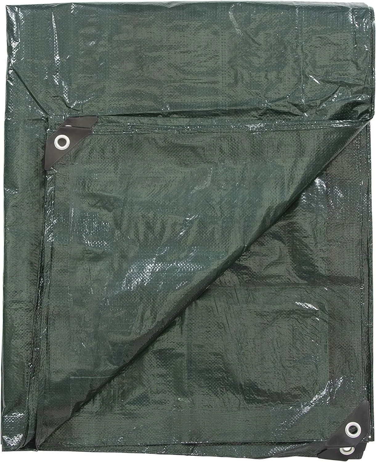 Stansport Medium-Duty Rip-Stop Tarp 12' x 20' - Dark Green