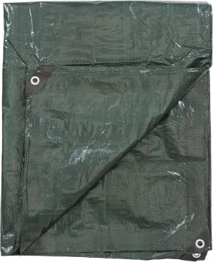 Stansport Medium-Duty Rip-Stop Tarp 12' x 20' - Dark Green