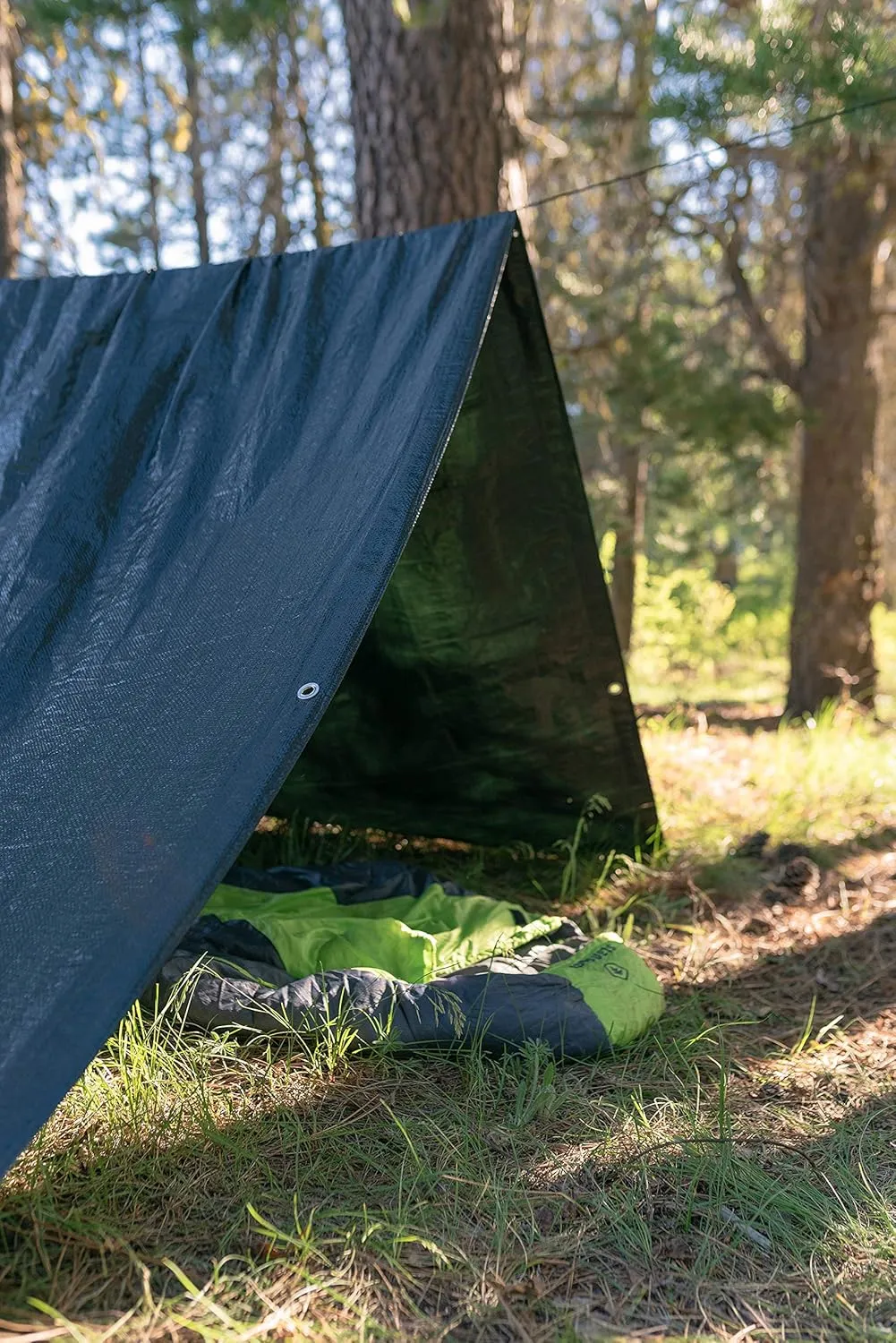 Stansport Medium-Duty Rip-Stop Tarp 12' x 20' - Dark Green