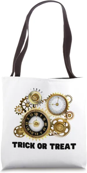 Steampunk Trick or Treat Bag Tote Bag