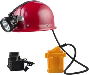 Strong Light Waterproof Explosion-Proof Firefighter Headlamp, Head-Mounted Helmet Miner's Lamp 72 Hours Long Life Applicable to Coal Mine Firefighting Etc