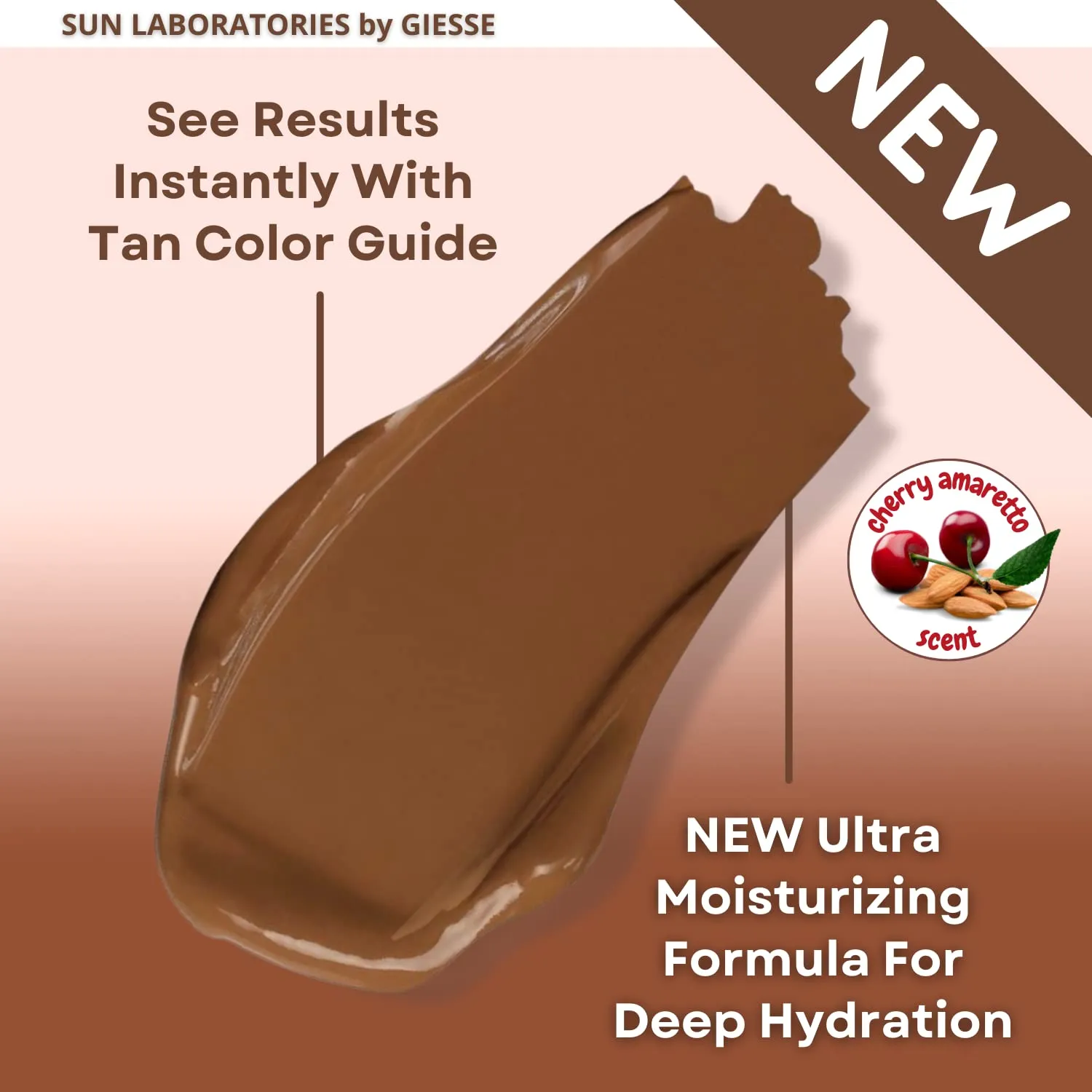 Sun Laboratories By Giesee Dark Sunsation Very Dark Tanning Lotion 4 oz with Tanning Mitt - Non-Toxic Self Tanner Kit, Natural Sunless Tanning Lotion, Travel Size, Long Lasting, Includes Self Tan Mitt
