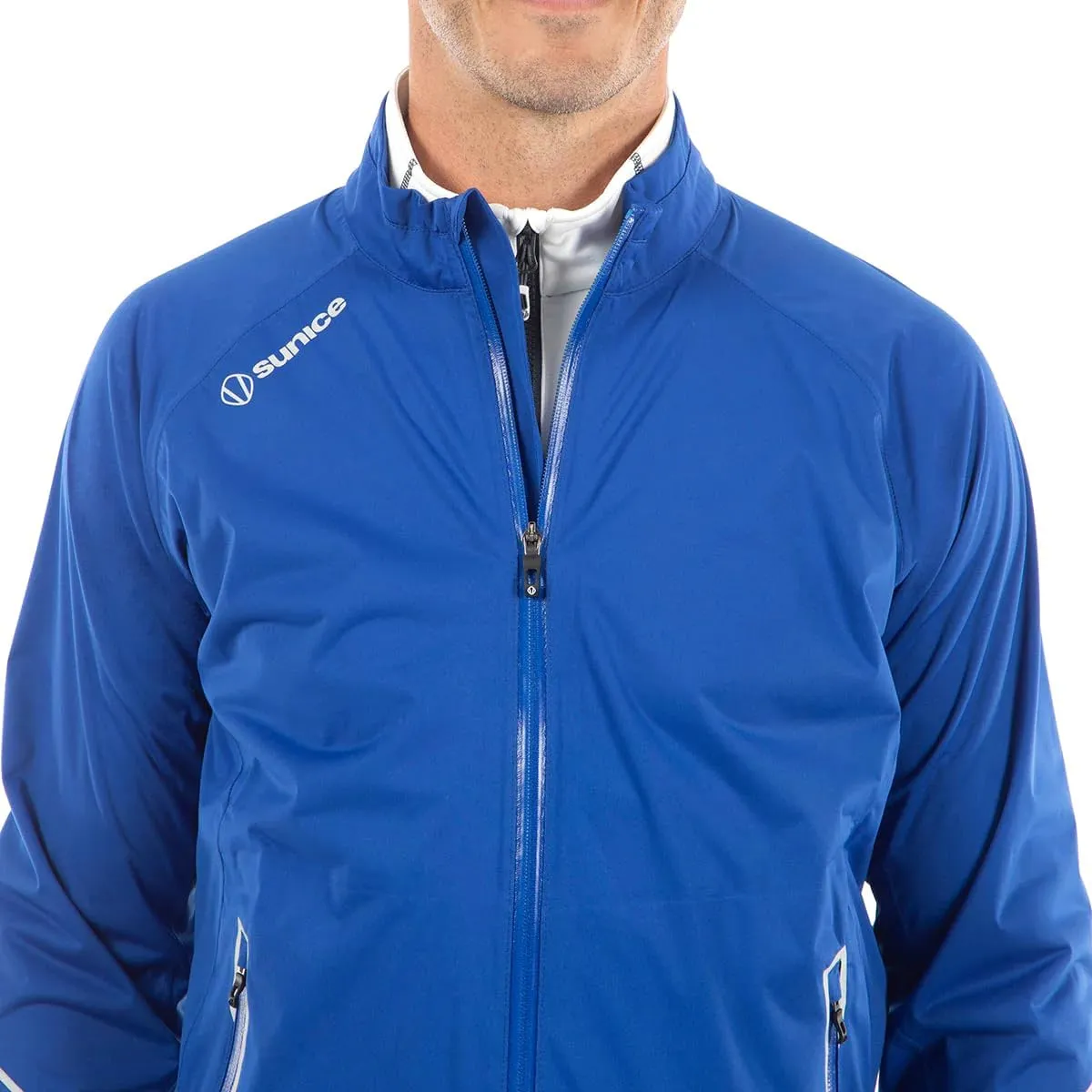 Sunice Performance Apparel - Jay Men’s Waterproof Breathable Ultra Lightweight Hyper 4-Way Stretch Performance Jacket