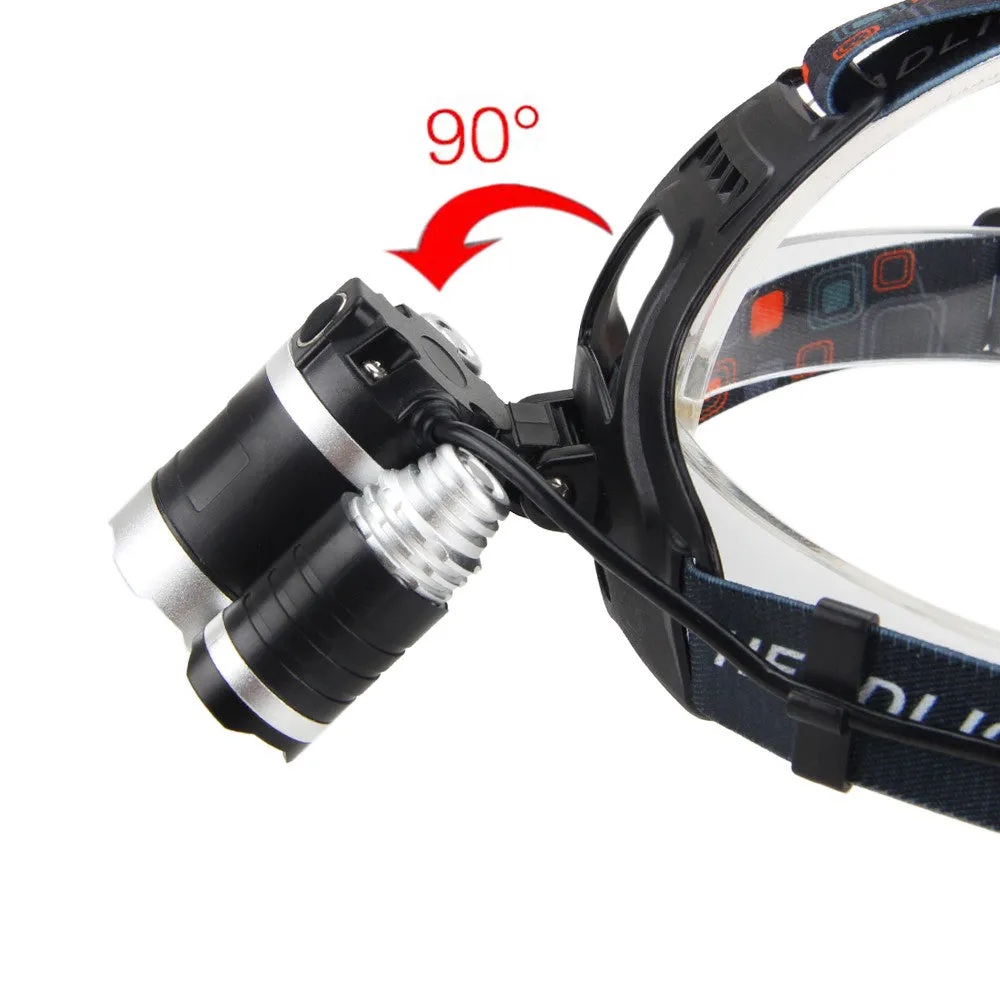 Super Bright Rechargeable LED Headamp - Free Shipping!