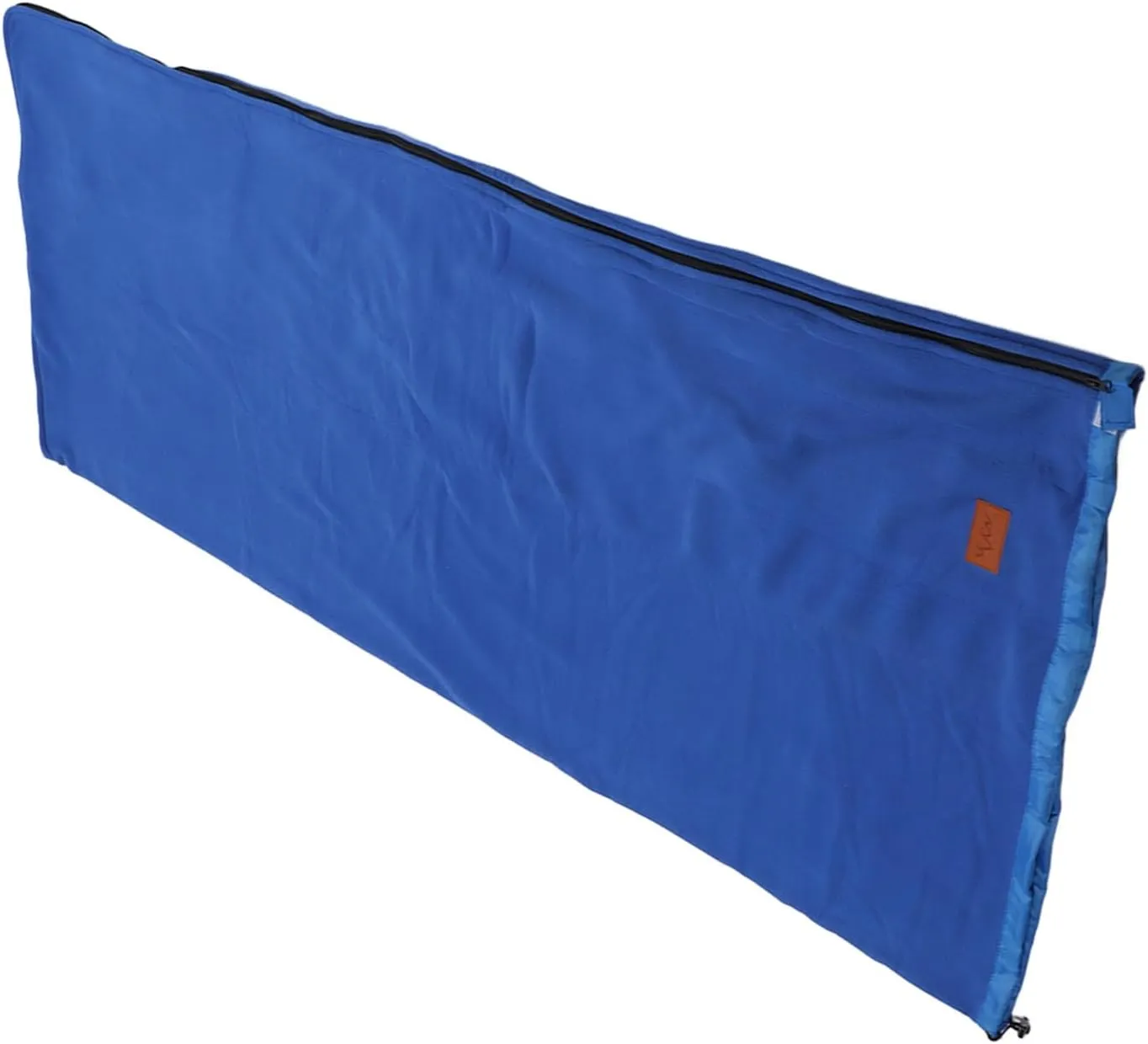 Super Thick Fleece Sleeping Bag Liner with Zipper, for Camping Travel Backpacking, Sturdy and Machine Washable, Large Space for Unfettered Movement, Multipurpose Use
