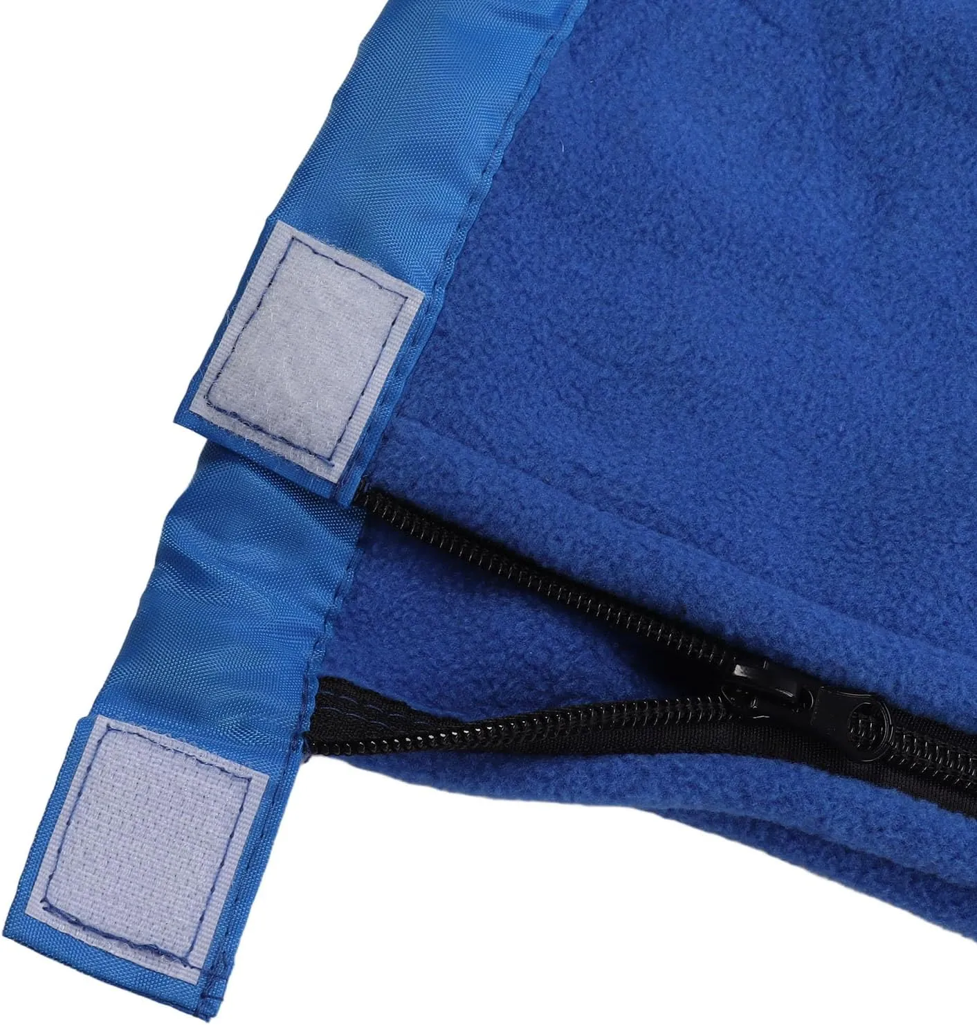 Super Thick Fleece Sleeping Bag Liner with Zipper, for Camping Travel Backpacking, Sturdy and Machine Washable, Large Space for Unfettered Movement, Multipurpose Use