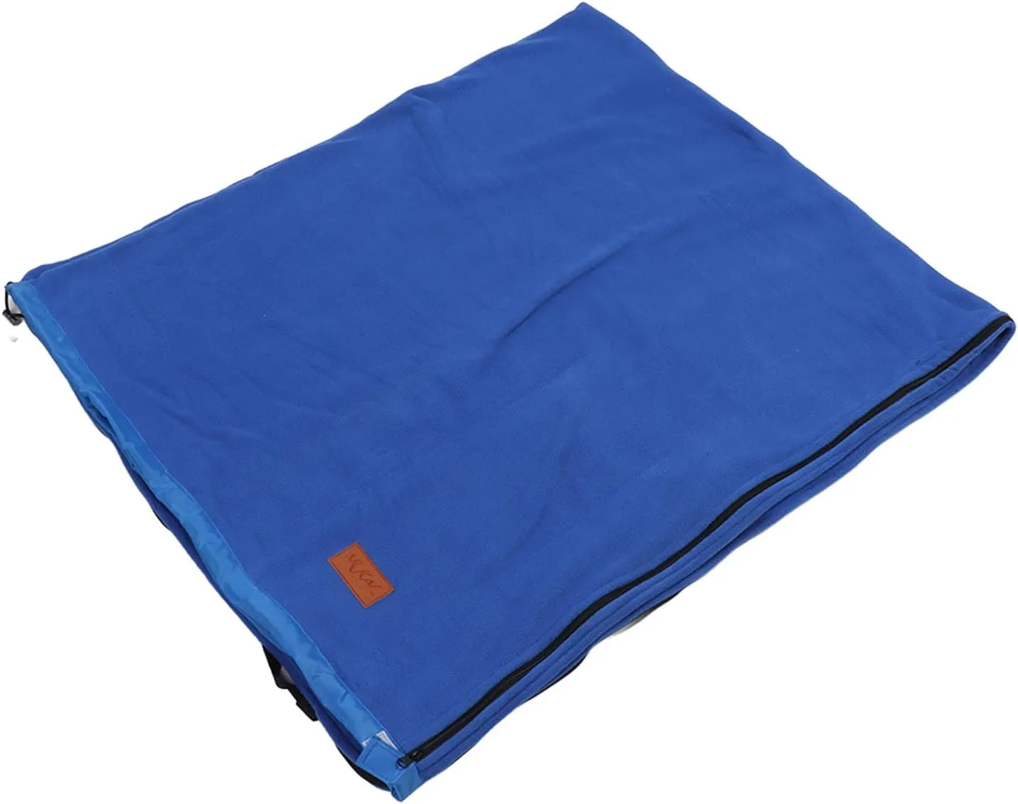 Super Thick Fleece Sleeping Bag Liner with Zipper, for Camping Travel Backpacking, Sturdy and Machine Washable, Large Space for Unfettered Movement, Multipurpose Use