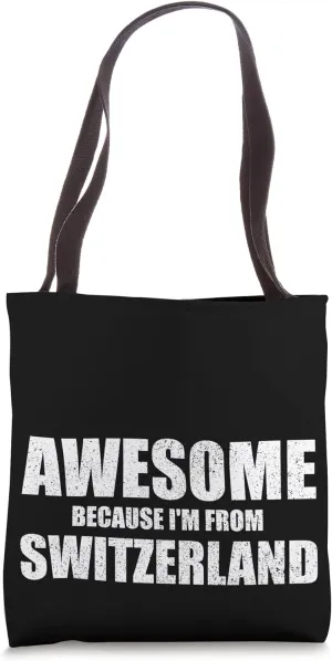 Switzerland Souvenirs Travel Accessories Citizen Tote Bag