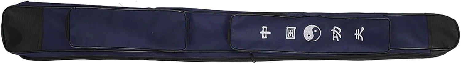 Sword Carrying Bag, Multifunction Thick Canvas Sword Storage Pack with Adjustive Shoulder Strap Single Layer Chinese Kung Fu Shoulder Carry Bag