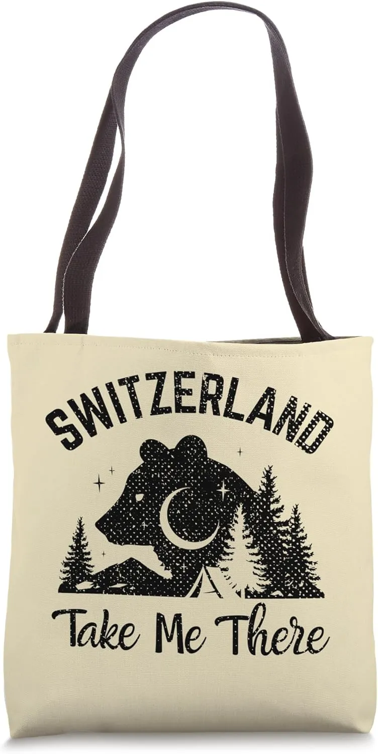 Take Me Travel Vacation Switzerland Travel Tote Bag