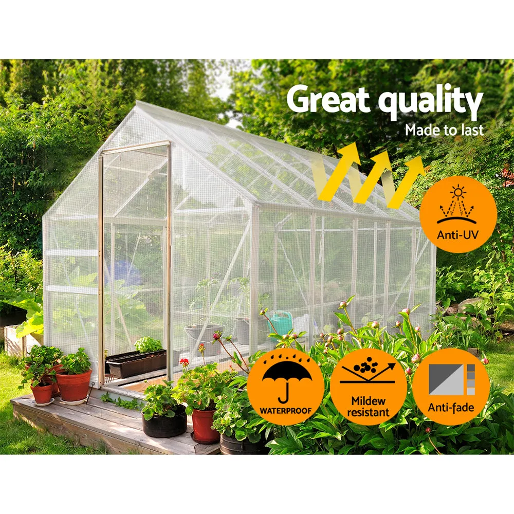Tarp Tarpaulin 5X10M Canvas Heavy Duty Camping Cover Clear