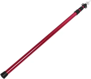Telescoping Tarp Poles, Replacement Canopy Adjustable Aluminum Rods, Portable & Lightweight for Tent Awning Outdoor Camping Hiking Backpacking Rainfly Pegs Reflective Ropes (Red)