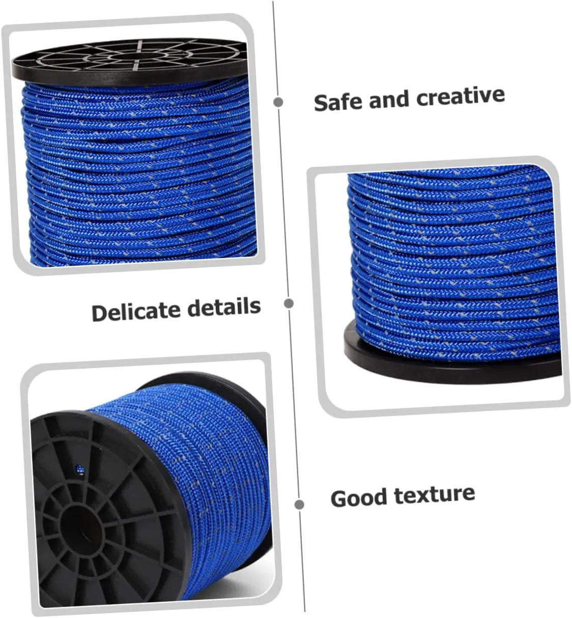 Tent Reflective Rope Camping Sleeping Bags Kit Inflatable Tent Rope Net Adjustable Hanger Bivy Tent