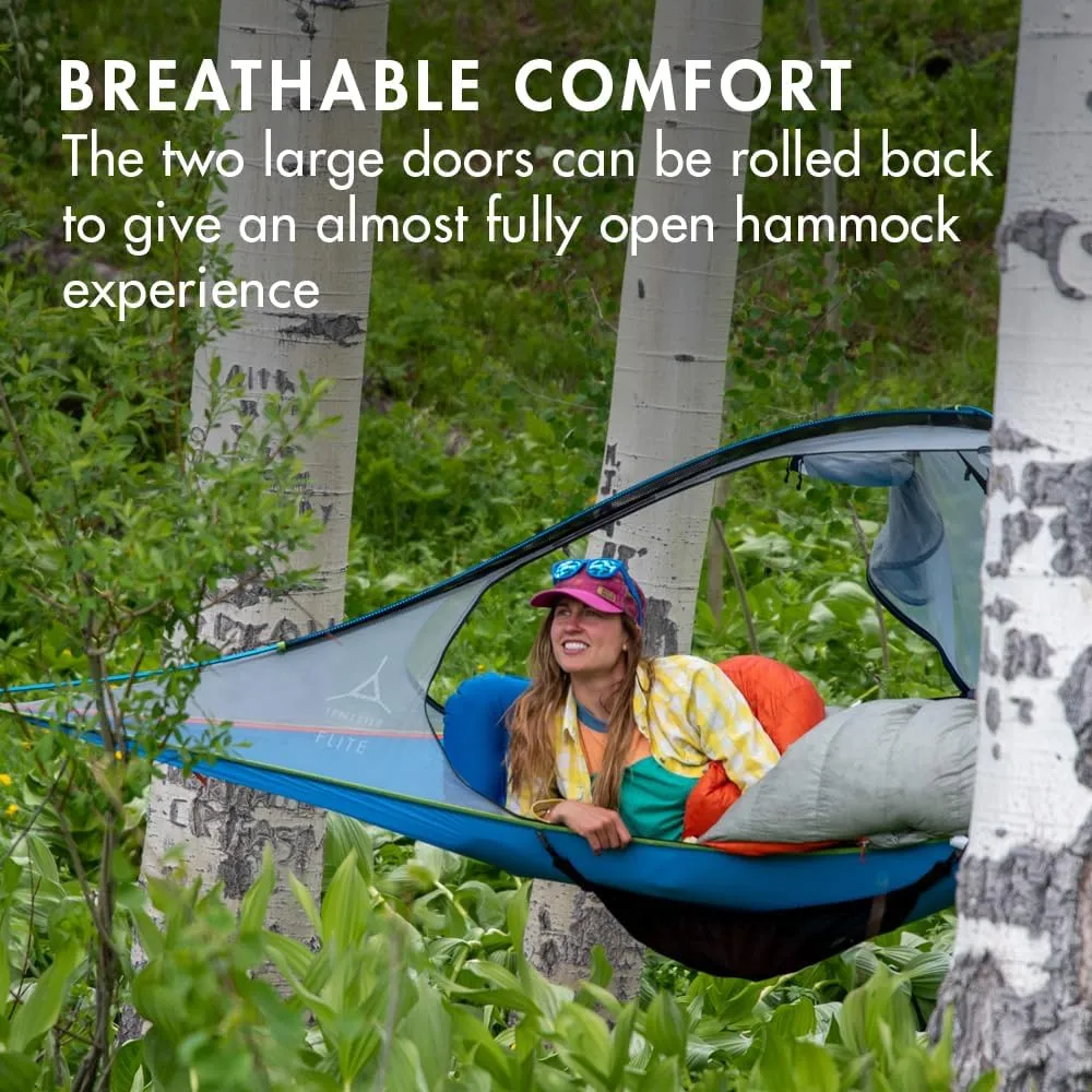 Tentsile Flite  V3 Lightweight Camping Tent Hammock, Portable Treehouse for Backpackers, Backyards, Nature Lovers, Designed in The UK