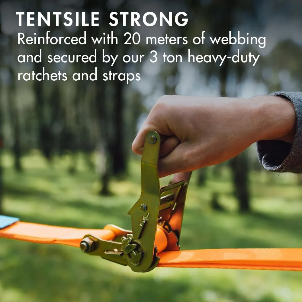 Tentsile Flite  V3 Lightweight Camping Tent Hammock, Portable Treehouse for Backpackers, Backyards, Nature Lovers, Designed in The UK