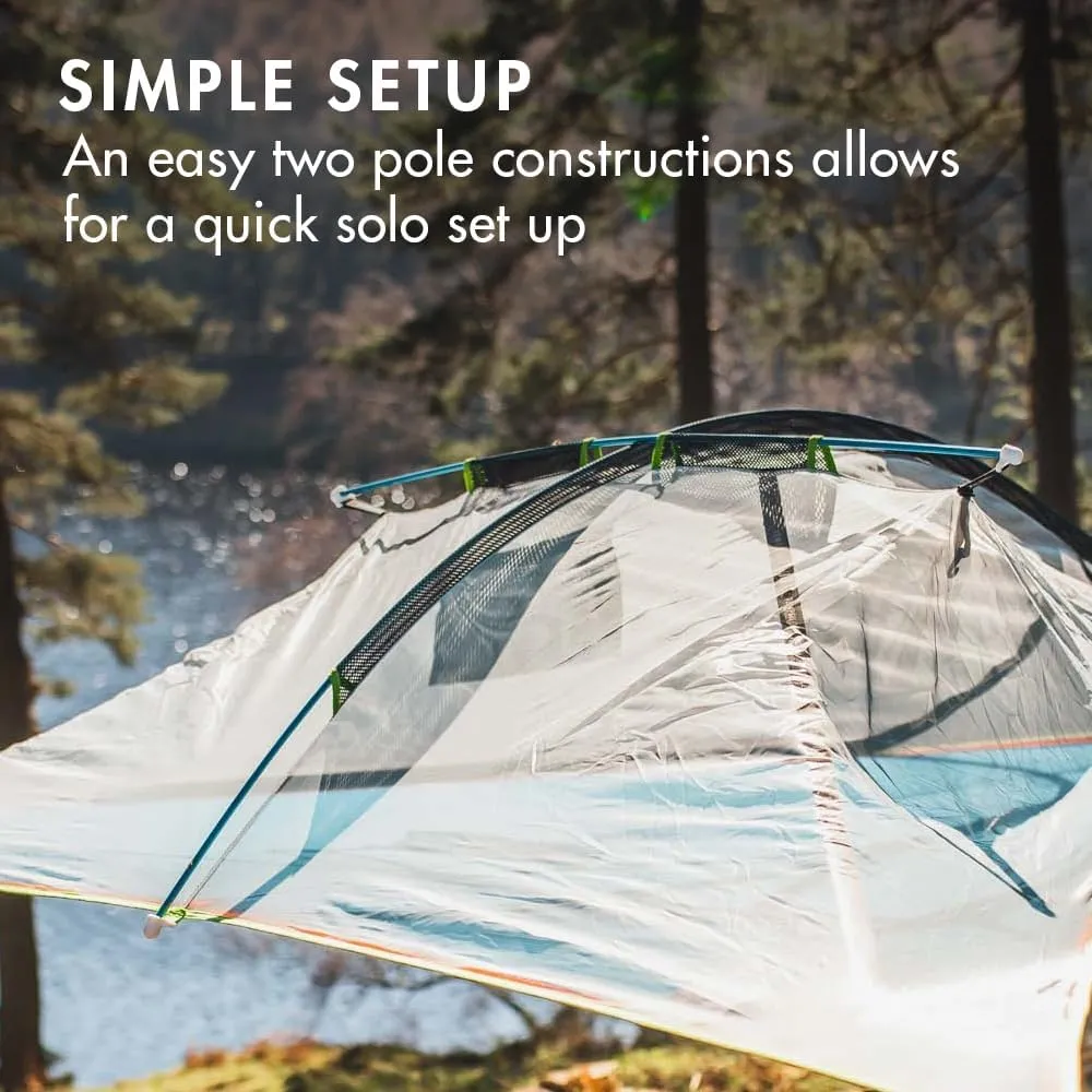 Tentsile Flite  V3 Lightweight Camping Tent Hammock, Portable Treehouse for Backpackers, Backyards, Nature Lovers, Designed in The UK
