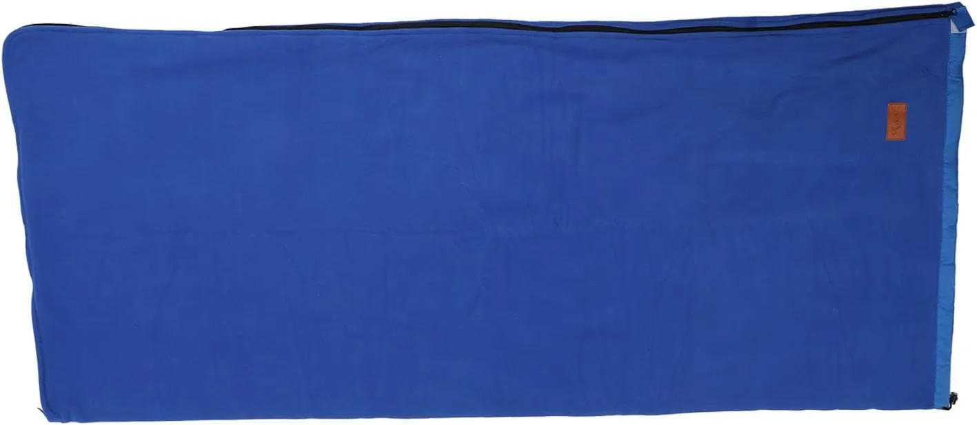 Thick Fleece Sleeping Bag Liner with Extra Warmth, Lightweight Camping Sleeping Bag Liners, Machine Washable Blanket for Travel, Backpacking, Hiking