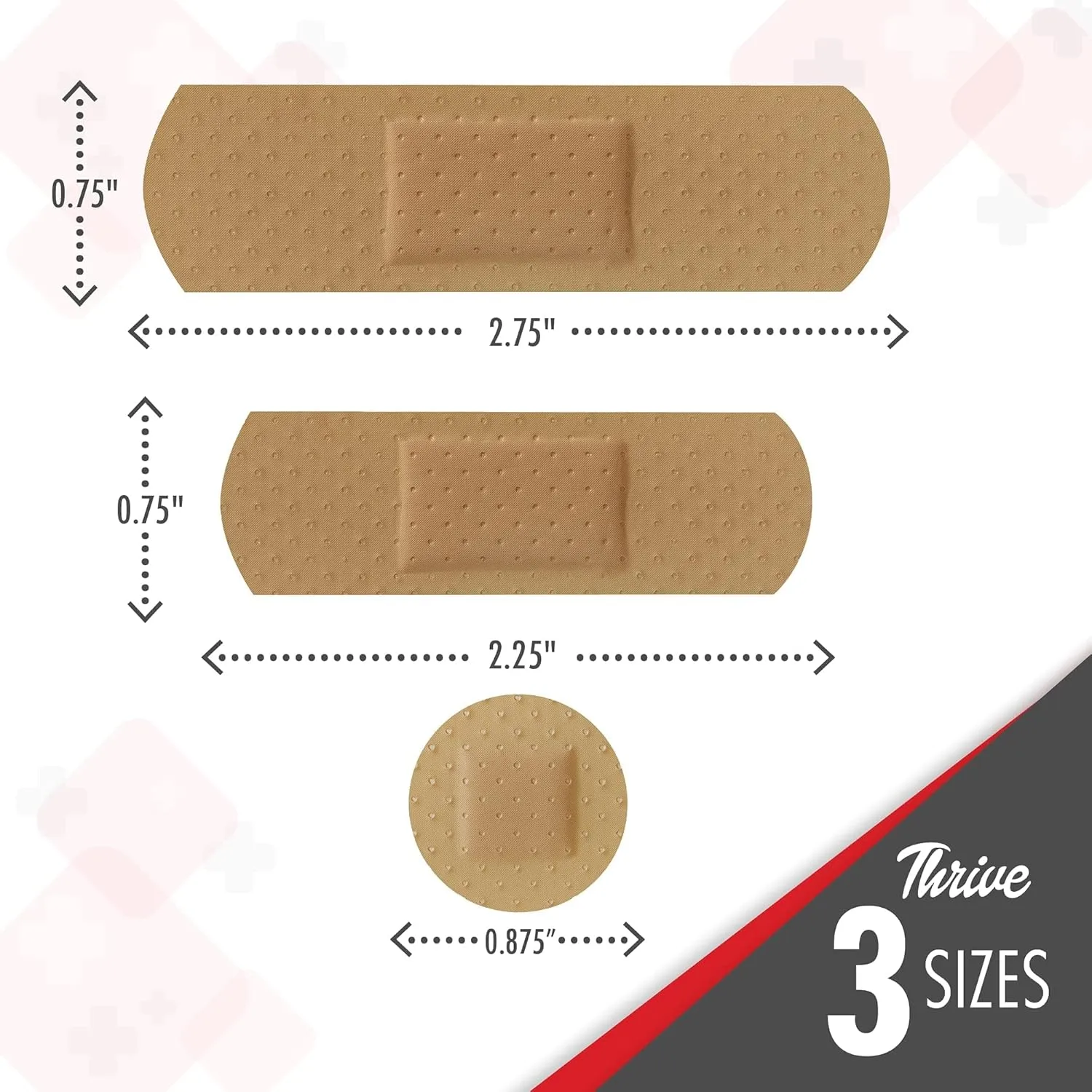 Thrive Travel Essentials Mini First Aid Kit (2 Pack)