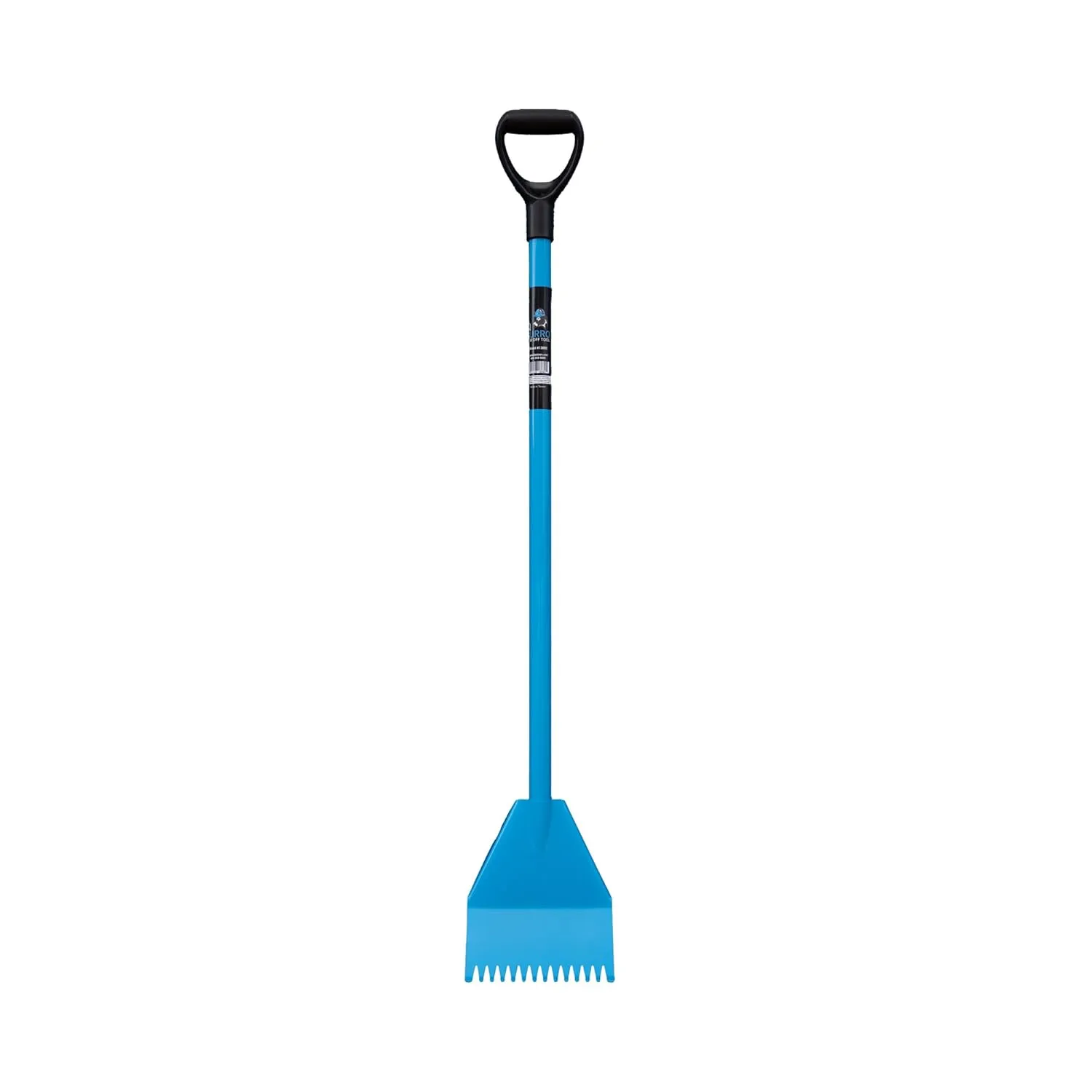 Tie Down 47.5 in. Shingle Shovel Tie Down Roof Zone El Burro Shingle Shovel Stripper | for Removal/Tearing Off Roofing & Nails |Lightweight Steel Construction | Commercial and Residential Use | Blue
