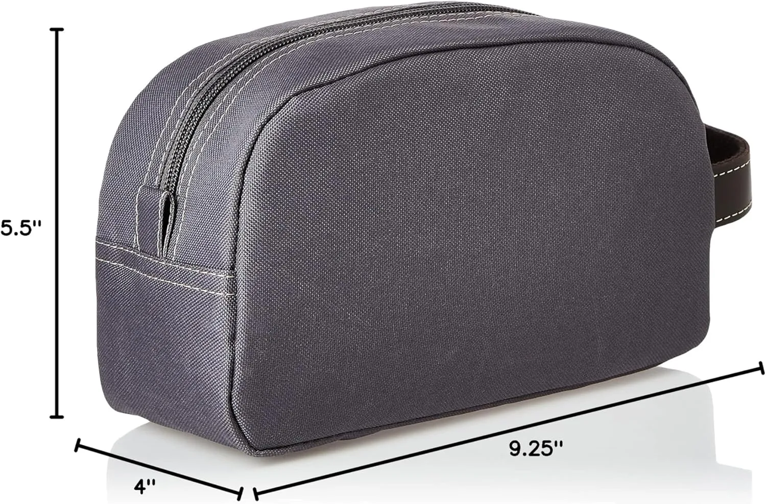 Timberland Men's Toiletry Bag Canvas Travel Kit Organizer, Charcoal, One Size