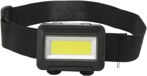 Topyond Headlamp, ABS Flashlight, Waterproof Battery Powered Ultra Bright COB Head Mounted Flashlight with Comfortable Headband for Outdoor Camping, BlackGift for Mothers Day
