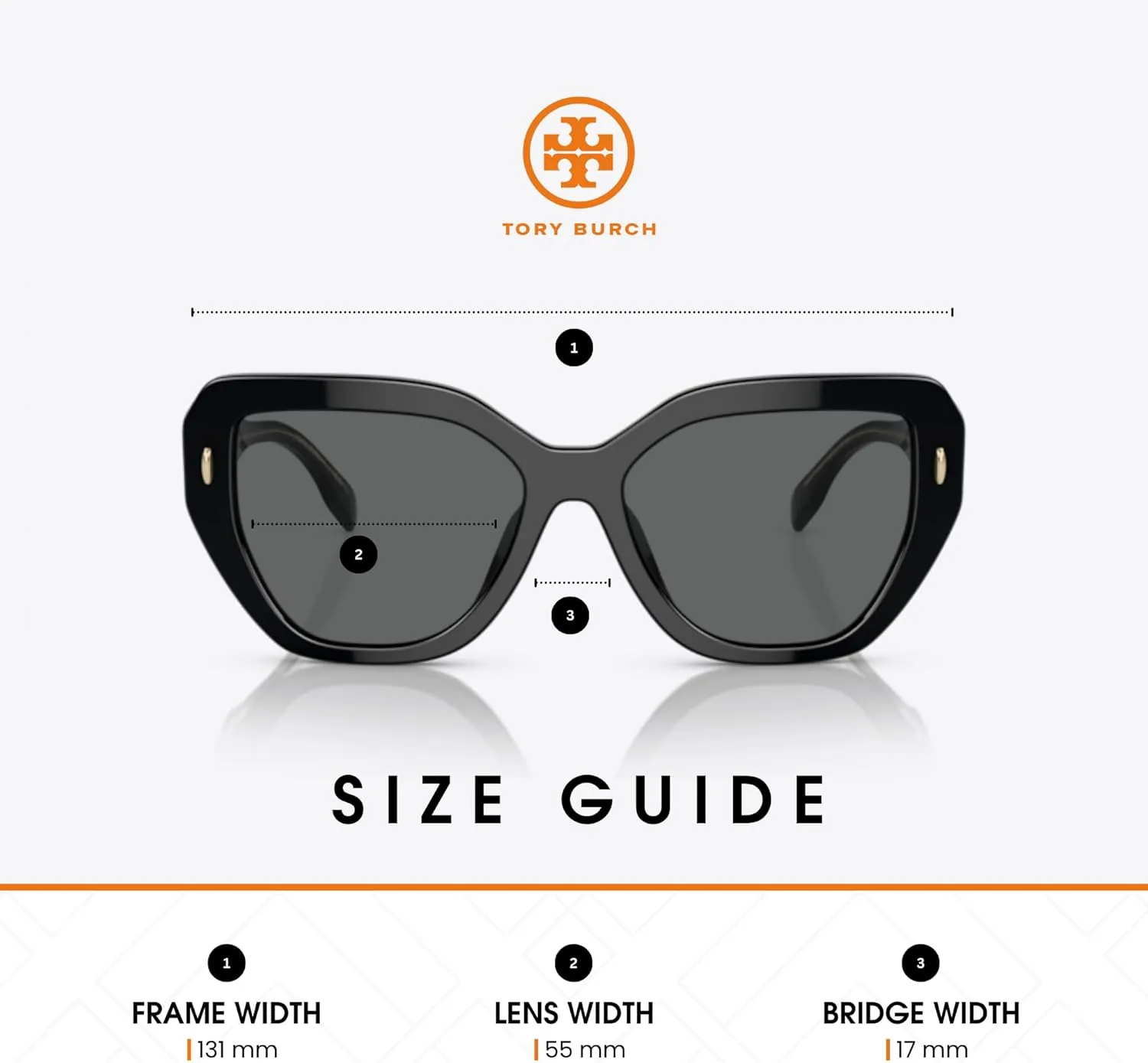 Tory Burch TY7194U Cateye Sunglasses for Women   BUNDLE With Designer iWear Complimentary Eyewear Kit