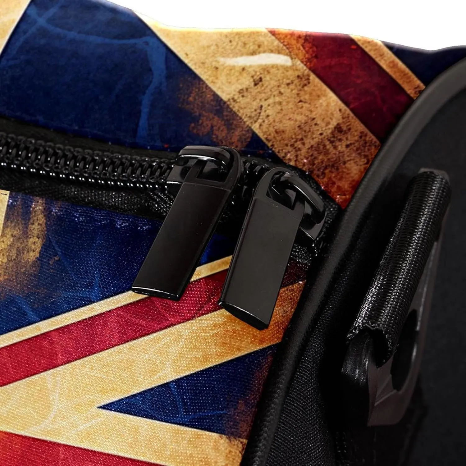 Travel Bag,Mens Gym Bag,Womens Gym Bag,British Flag Stars Retro,Sports Bag