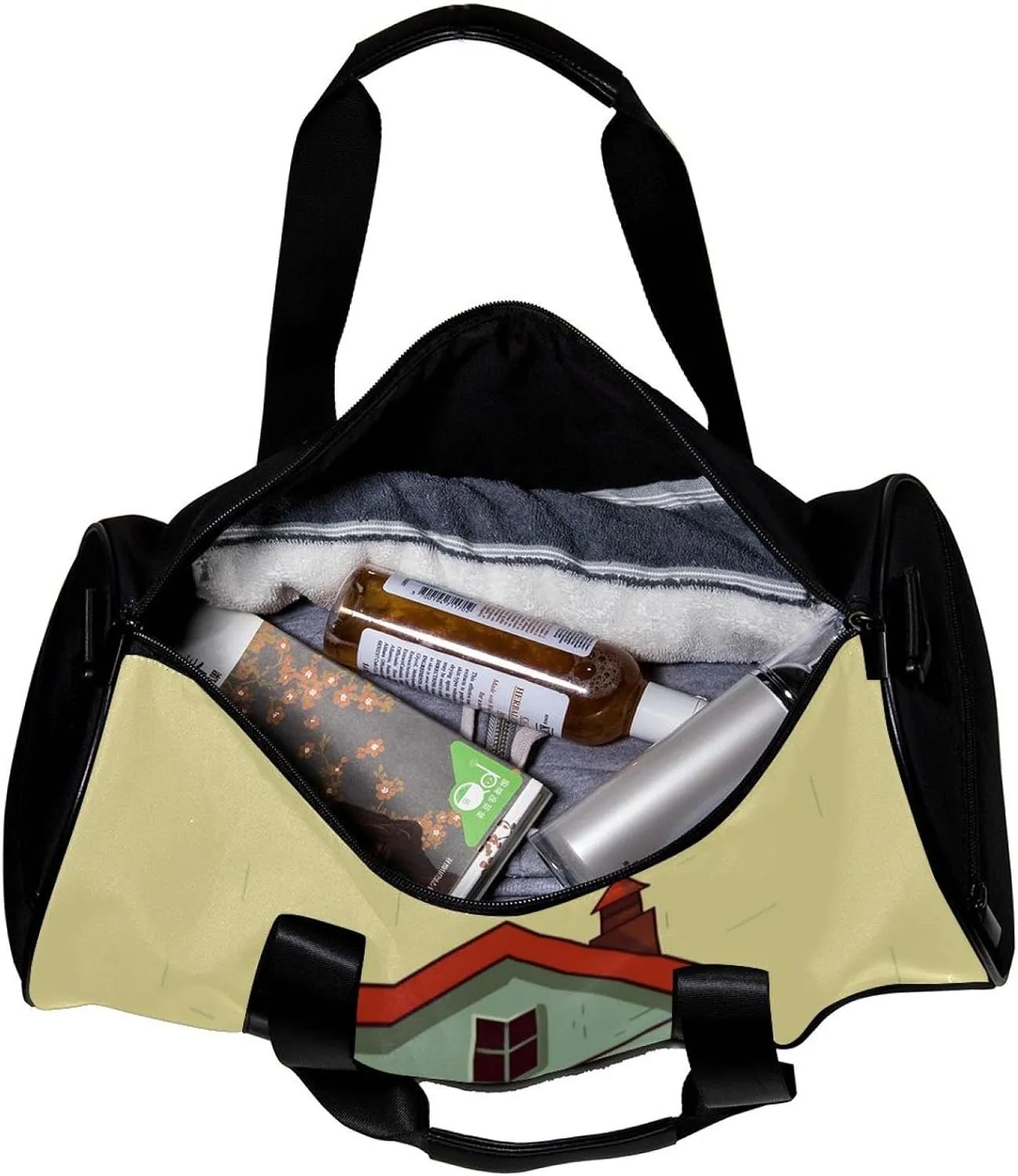 Travel Bag,Mens Gym Bag,Womens Gym Bag,Cartoon Chickens Rooster,Sports Bag