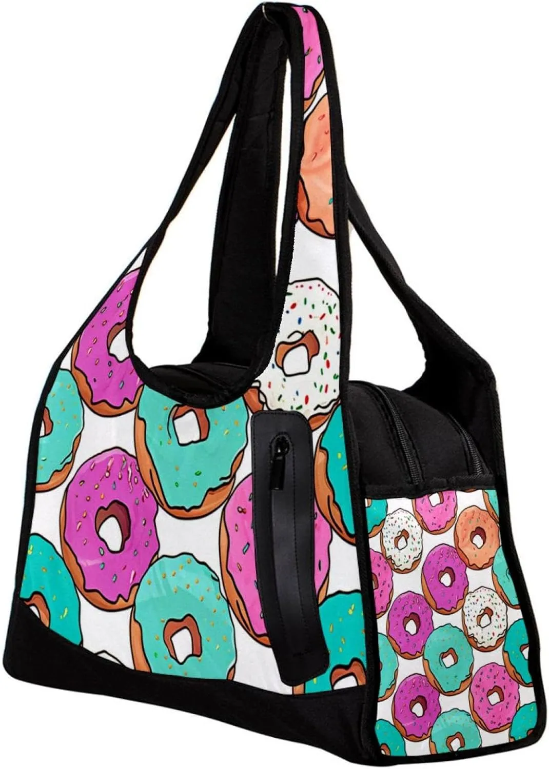 Travel Bag,Mens Gym Bag,Womens Gym Bag,Dessert Colorful Donut Sweets,Sports Bag