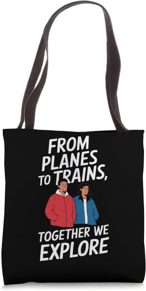 Traveling Travel Partner Vacationing Tourist Spot Tote Bag