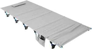 Ultralight Portable Folding Single Camp Bed Travel Cot Tent Bed Aluminium Alloy Metal Frame Outdoor Camping Hiking Fishing Beds with Storage Bag for Adult or Kids