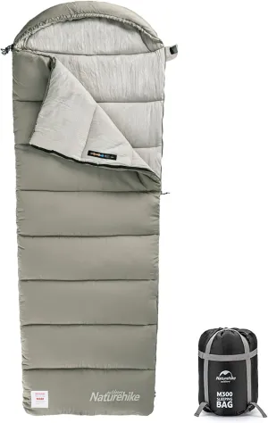 Ultralight Sleeping Bag 25°F-54°F with Hood Great for 3-4 Season Traveling Camping Outdoor Activities Family Camping Mountaineering car Camping,Machine Washable No-Snag Zipper