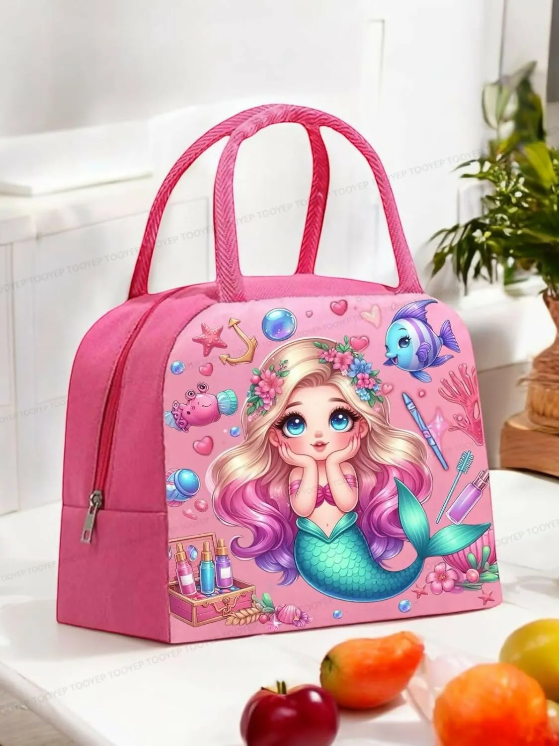 Unicorn & Mermaid Insulated Lunch Bag