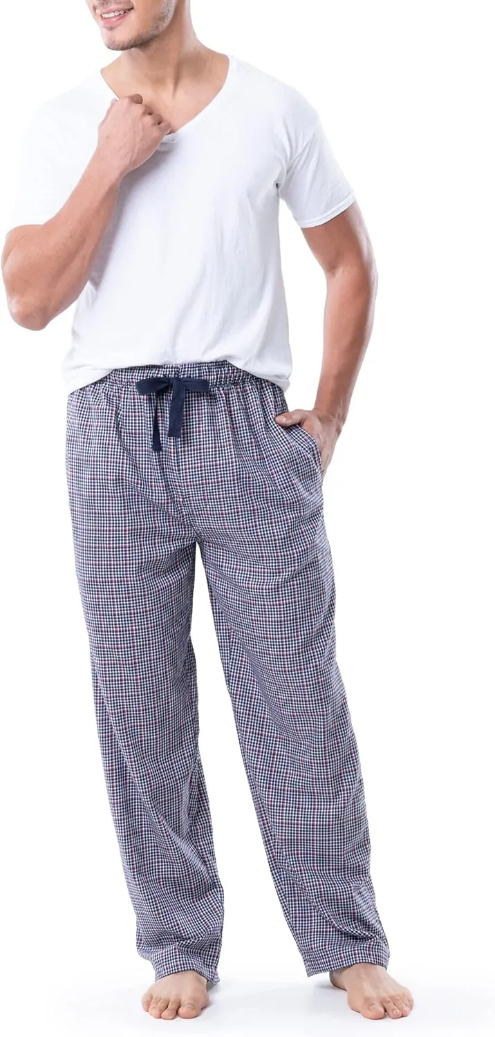 Van Heusen Men's Poly-Rayon Yarn-Dye Woven Sleep Pajama Pant
