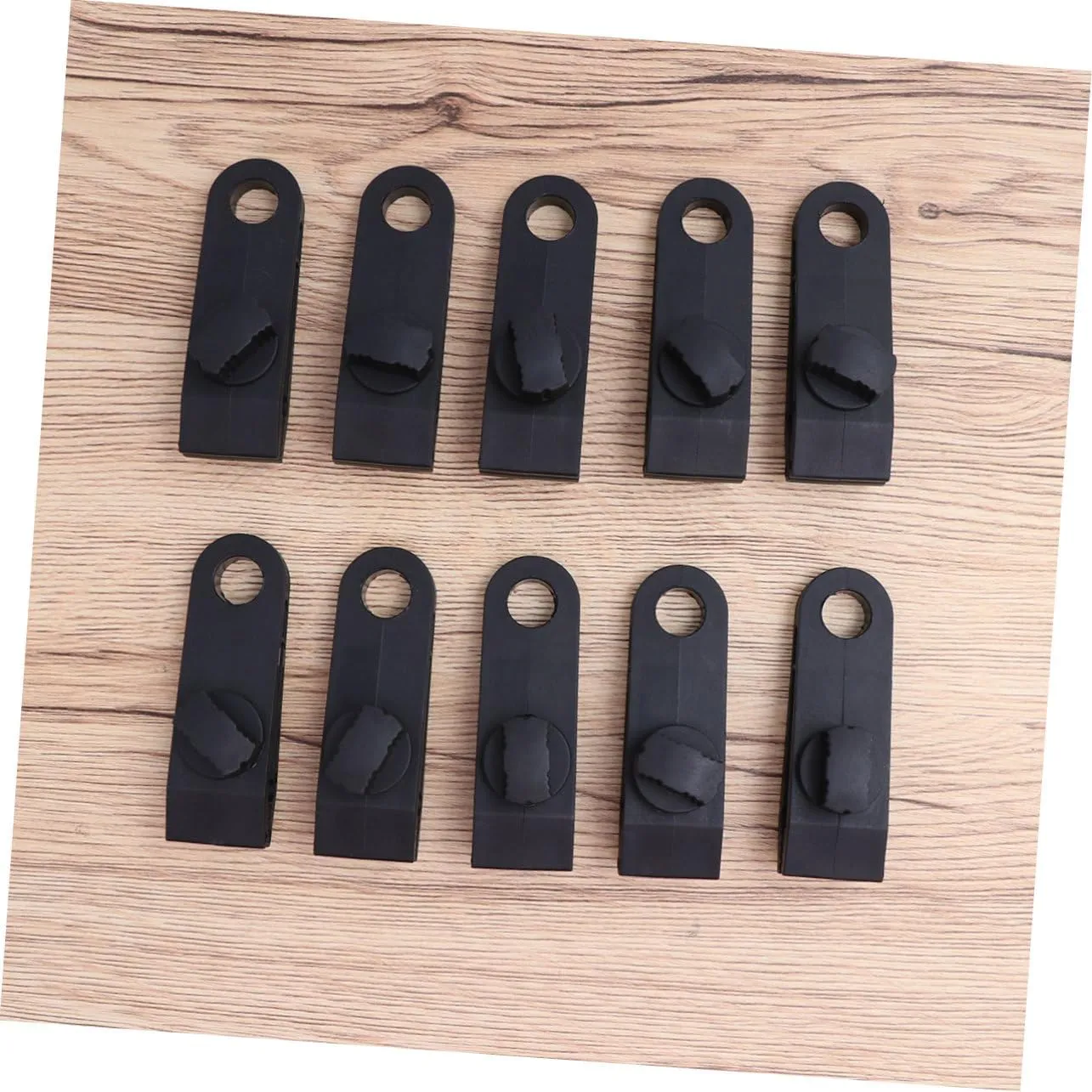 VANZACK 10pcs Tents Tent Stake with Cord Tent Peg Shape Tent Stake Large Rope