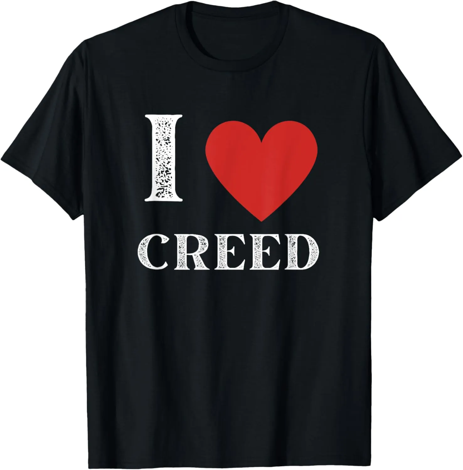 Vintage I Heart CREED First Name Personalized I Love CREED T-Shirt