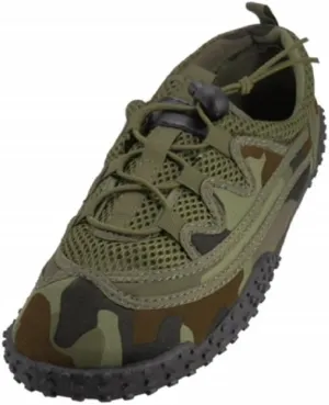 Wave Men's Waterproof Water Shoes Grn Camo-9