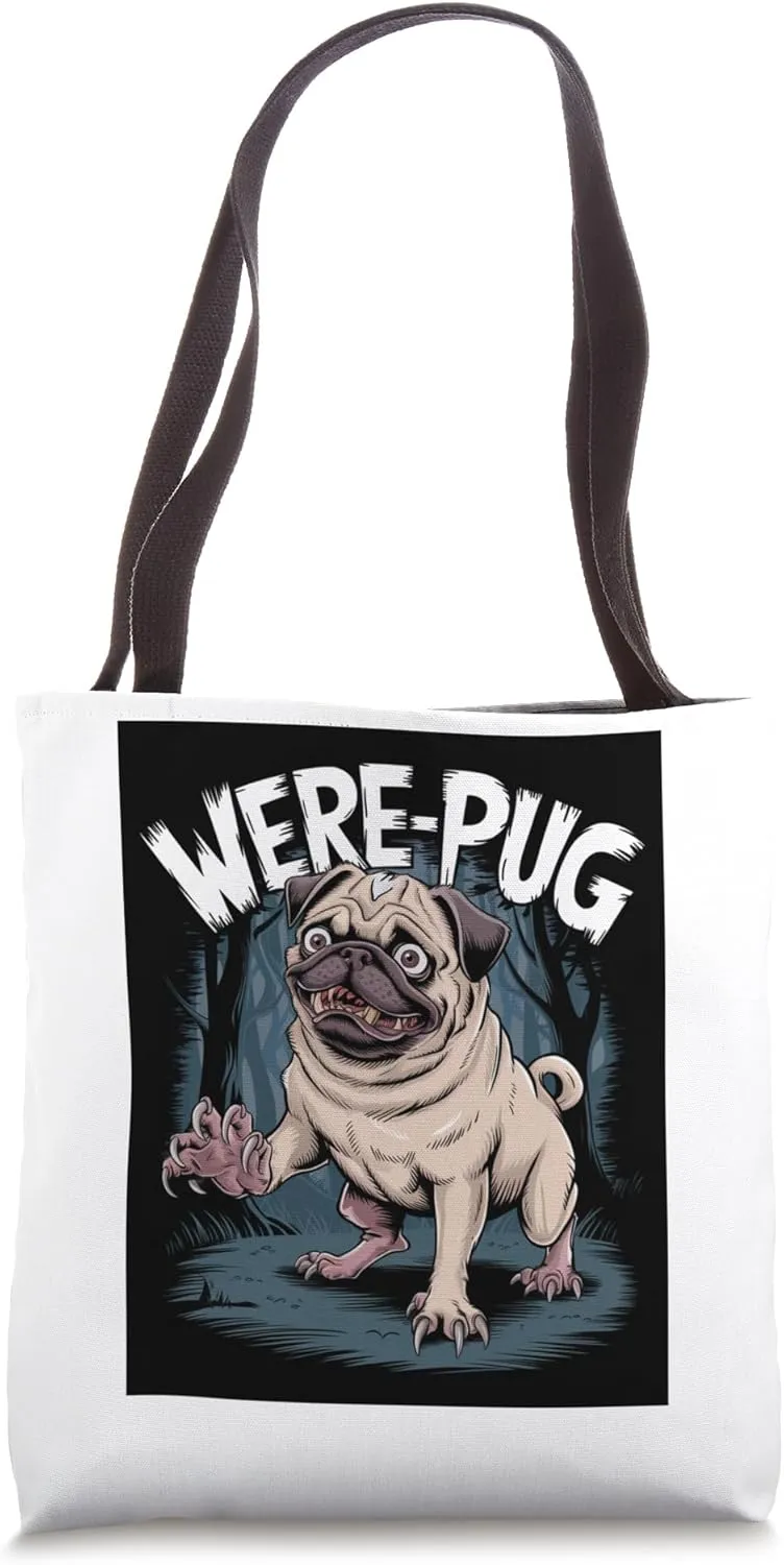 Were-Pug Tote Bag