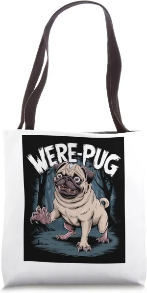 Were-Pug Tote Bag