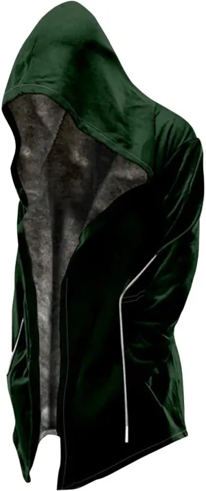 Winter Coats for Men With Hood Long Sleeve Heavyweight Warm Fleece Jacket, M-6XL