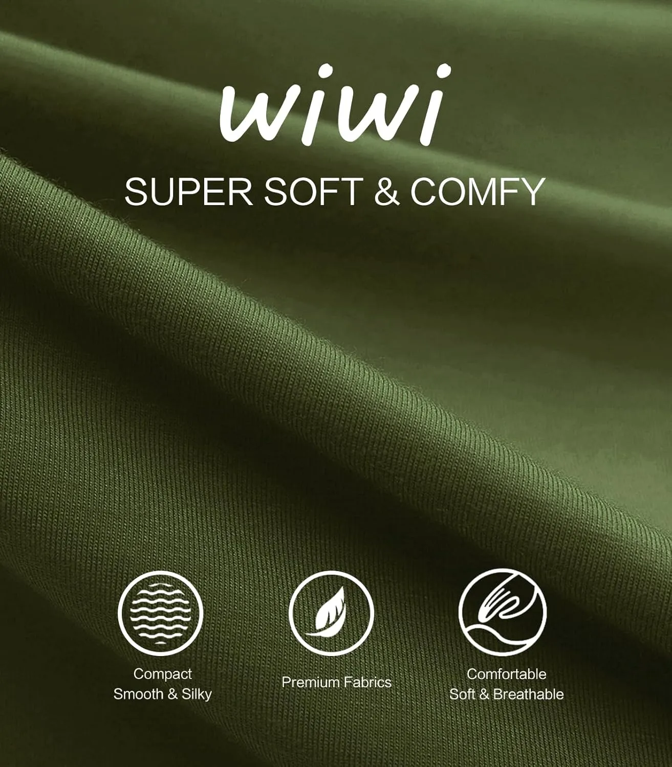 WiWi Nightgowns for Women Soft Long Sleeve Nightgown Plus Size Sleep Shirt Pajama Gown Viscose from Bamboo S-4X