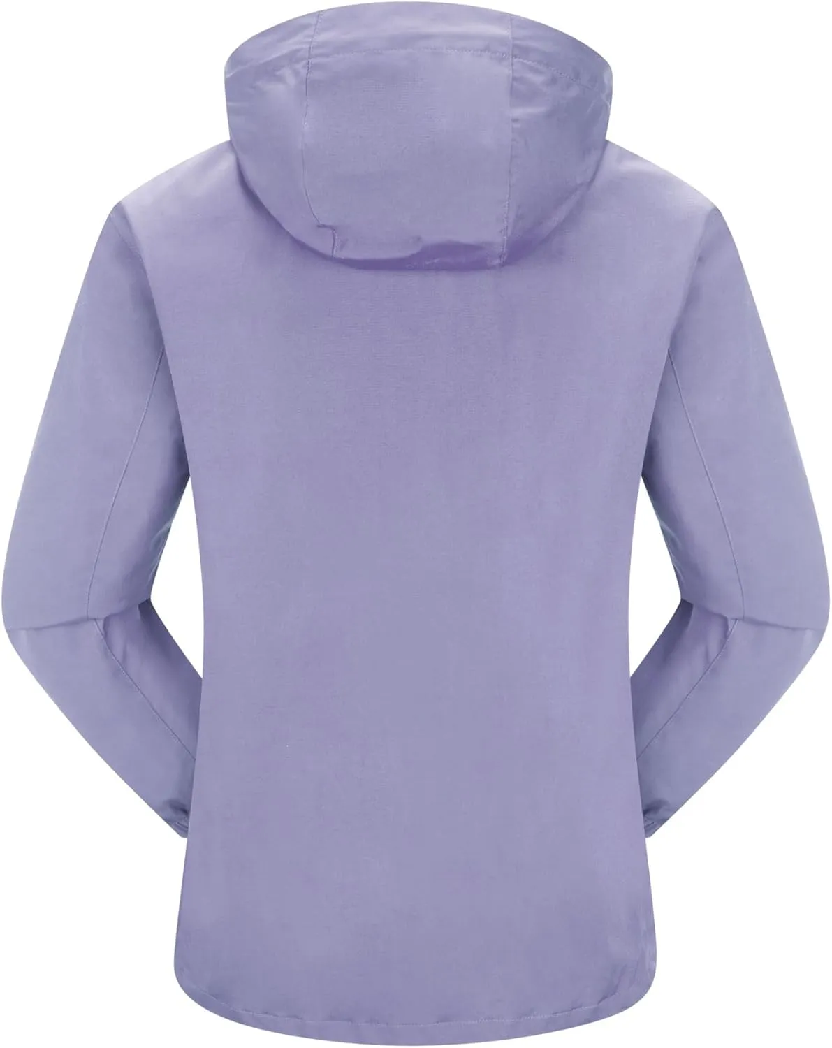 Women Winter Coat Double Warm Jacket Women's 3-in-1 Waterproof Jacket Hooded Rainproof Jacket Ski Jacket