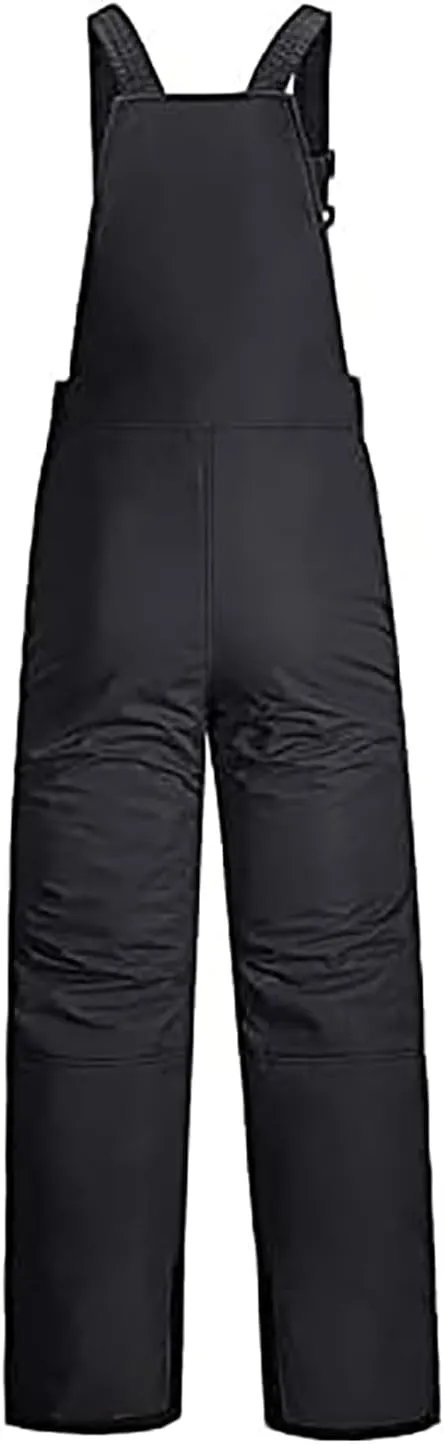 Women's Insulated Waterproof Ski Bib Overalls Snowboarding Pants Overalls Adjustable Shoulder Strap Jumpsuits