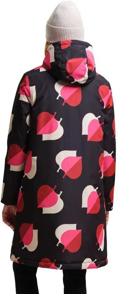 Womens Orla Kiely Waterproof Longline Parka Jacket