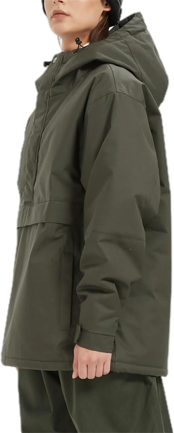 Womens Waterproof Ski Jacket Warm Winter Snow Coat Windbreaker Hooded Thick Snowboard Jacket