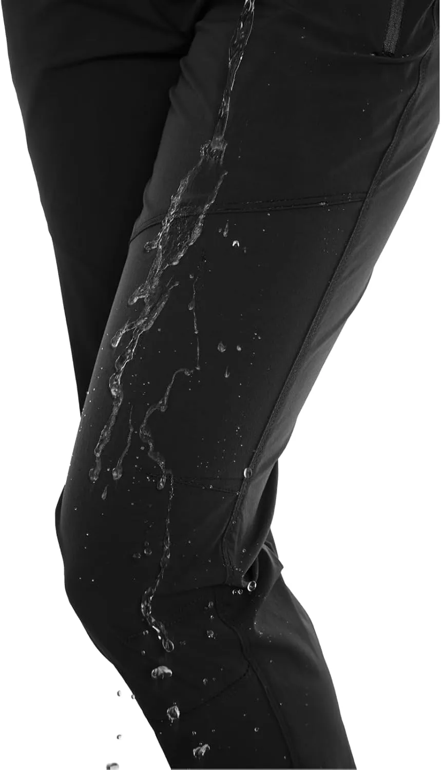 WORK IDEA Women's Hiking Pants Outdoor Water-Resistant Quick Dry Flex Travel Pants Lightweight